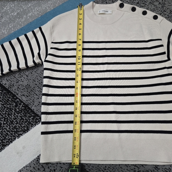 Everlane The Mariner Crew Sweater, Wool/Cotton, M, NWOT - Picture 5 of 15